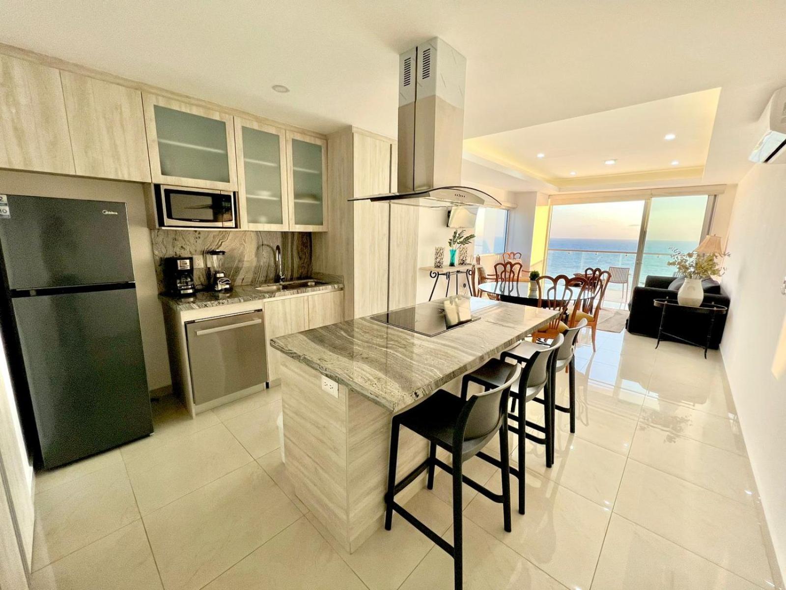 Apartamento Sunset View Malecón 1404 Vista panoramica al mar Mazatlán Exterior foto