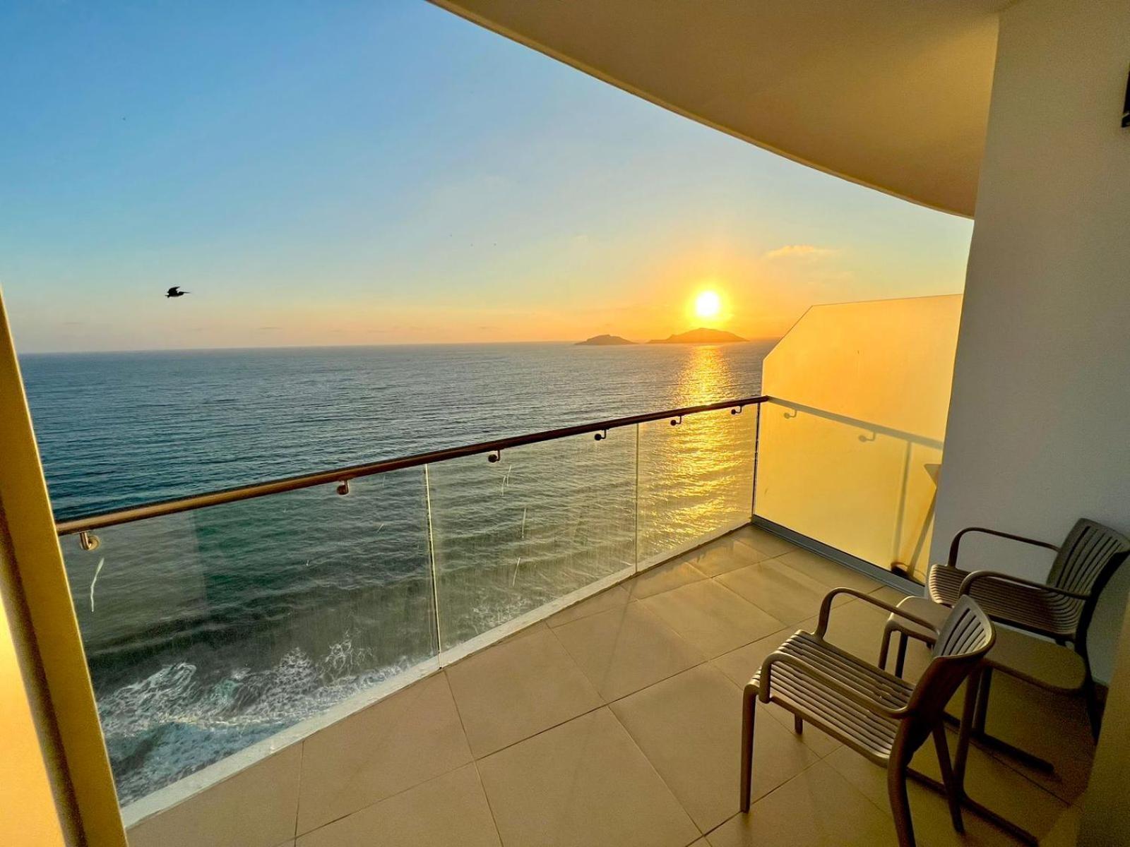 Apartamento Sunset View Malecón 1404 Vista panoramica al mar Mazatlán Exterior foto