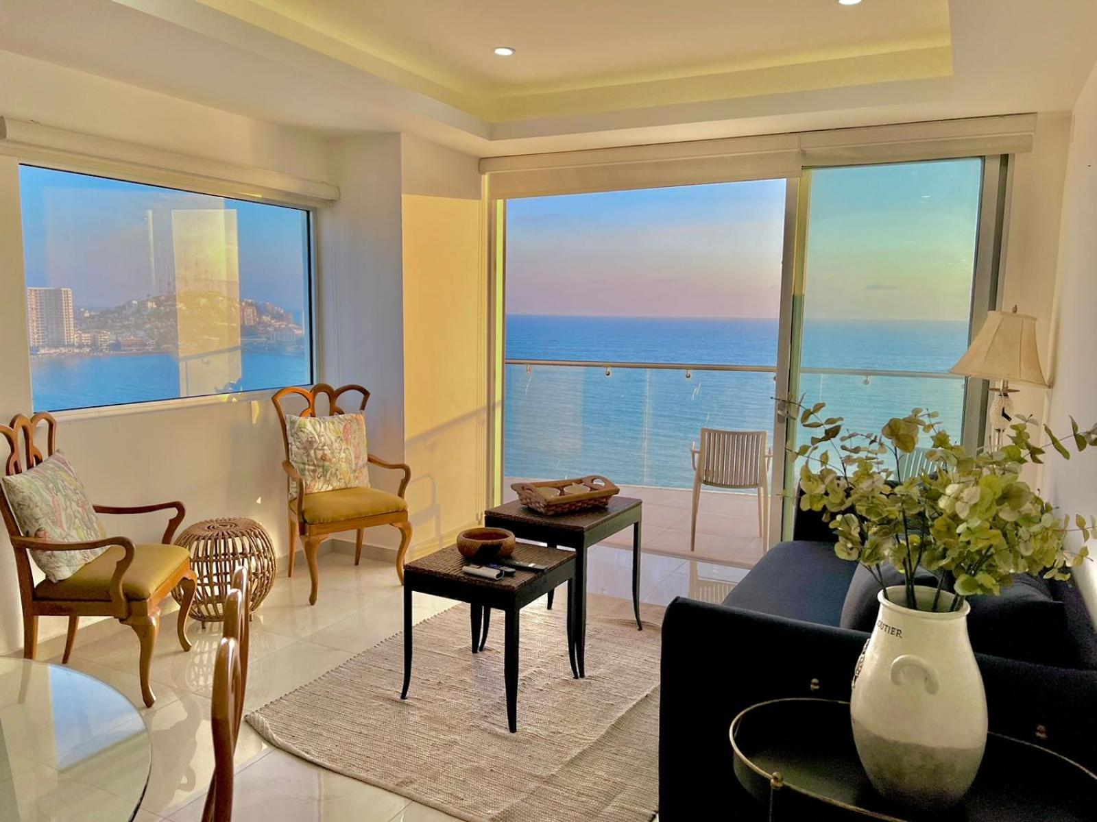 Apartamento Sunset View Malecón 1404 Vista panoramica al mar Mazatlán Exterior foto